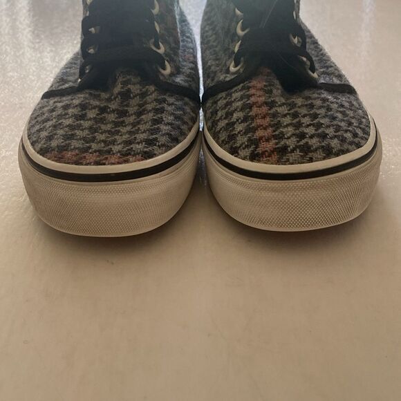 VANS Mid Top / Chukka Houndstooth Wool Sneakers Women’s Size 7.5 - Picture 10 of 10